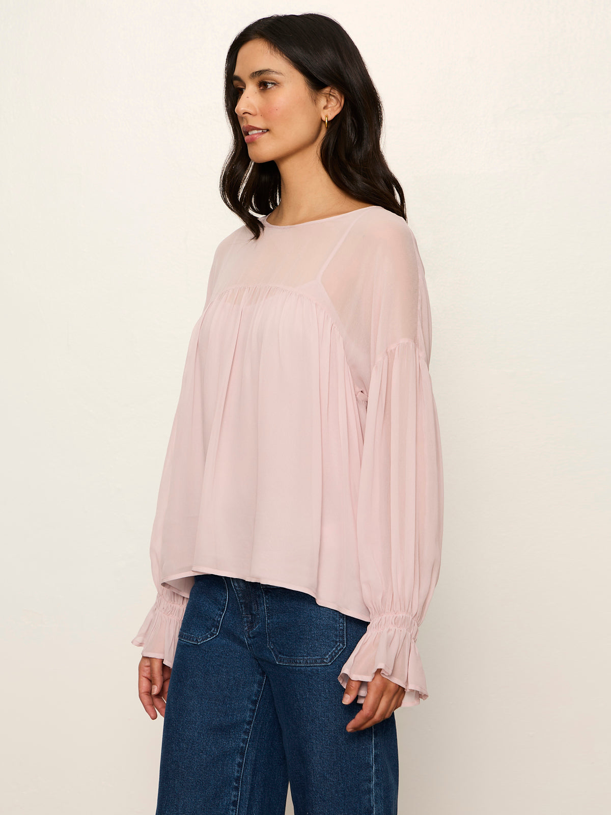 Keepsake Volume Blouse Dried Petal