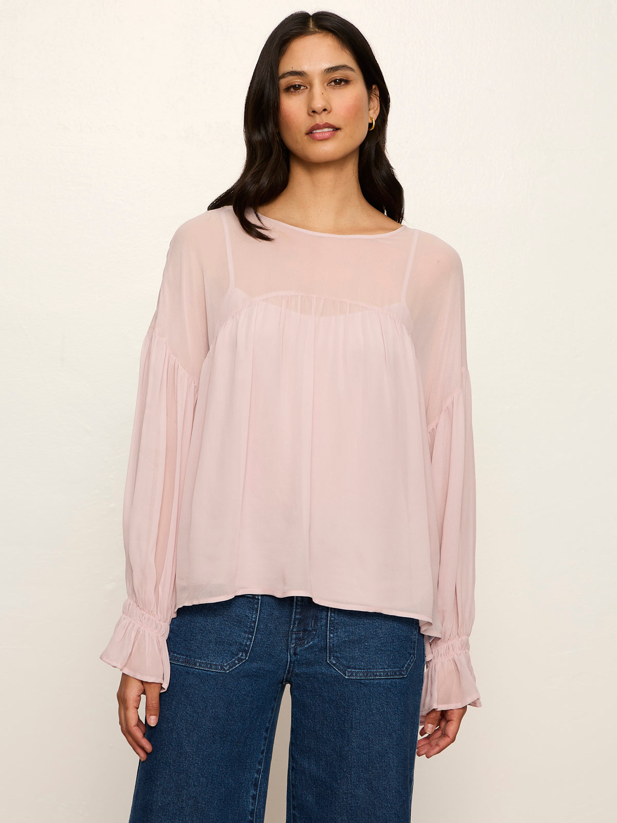 Keepsake Volume Blouse Dried Petal