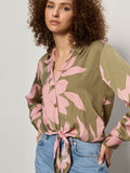 Lover Tie Shirt Pink Silhouette