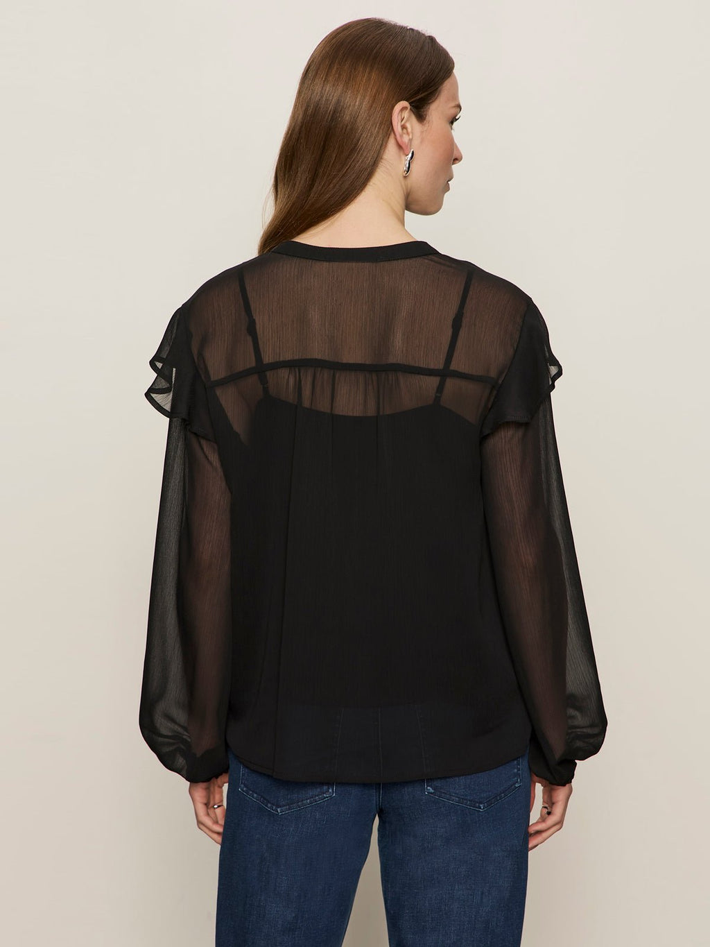 Nostalgia Embroidered Blouse Black