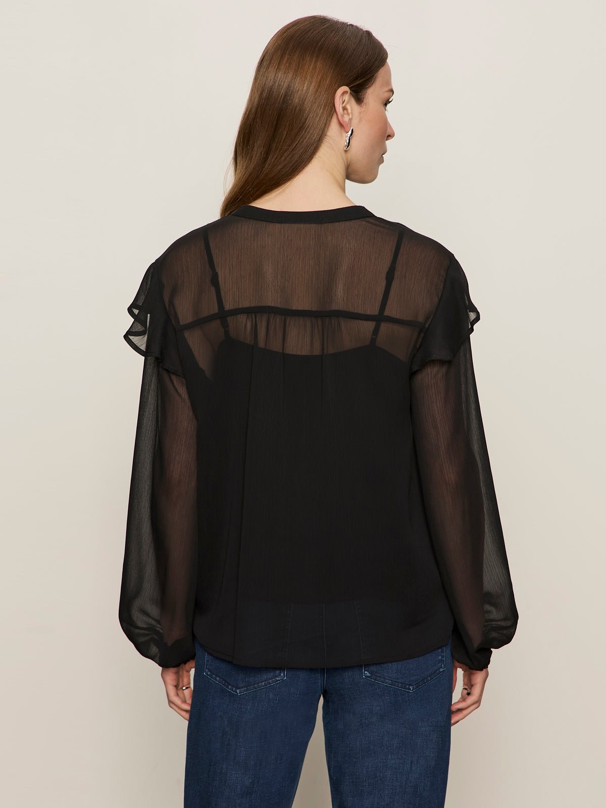 Nostalgia Embroidered Blouse Black