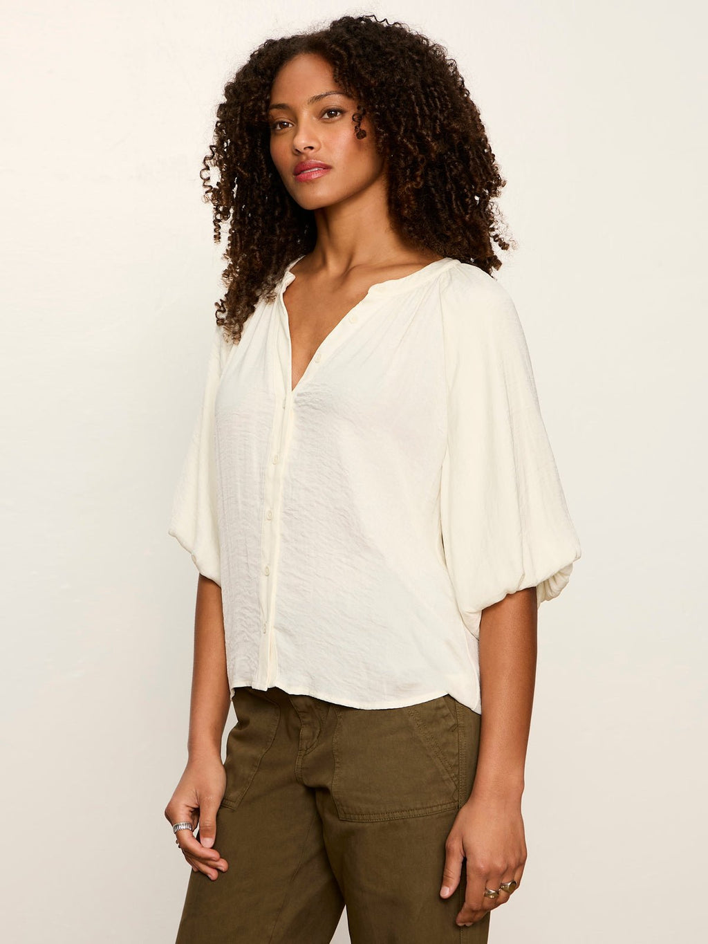 Plenty Of Love Bubble Blouse Collagen