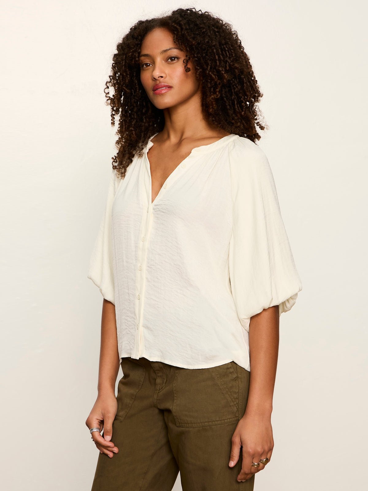 Plenty Of Love Bubble Blouse Collagen