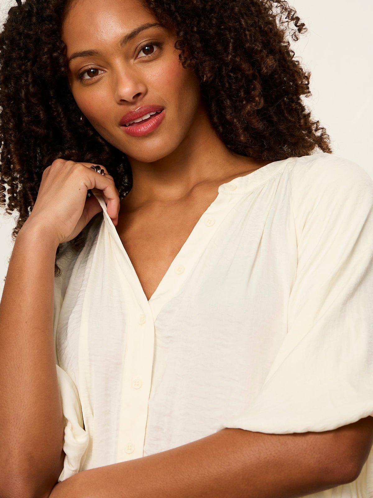 Plenty Of Love Bubble Blouse Collagen